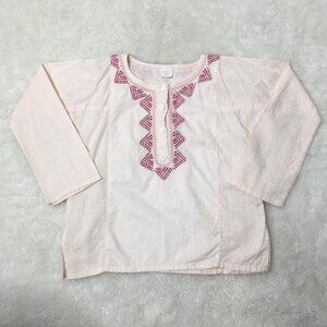EGG Toddler Girl Pink Long Sleeve Shirt Size 4 Years